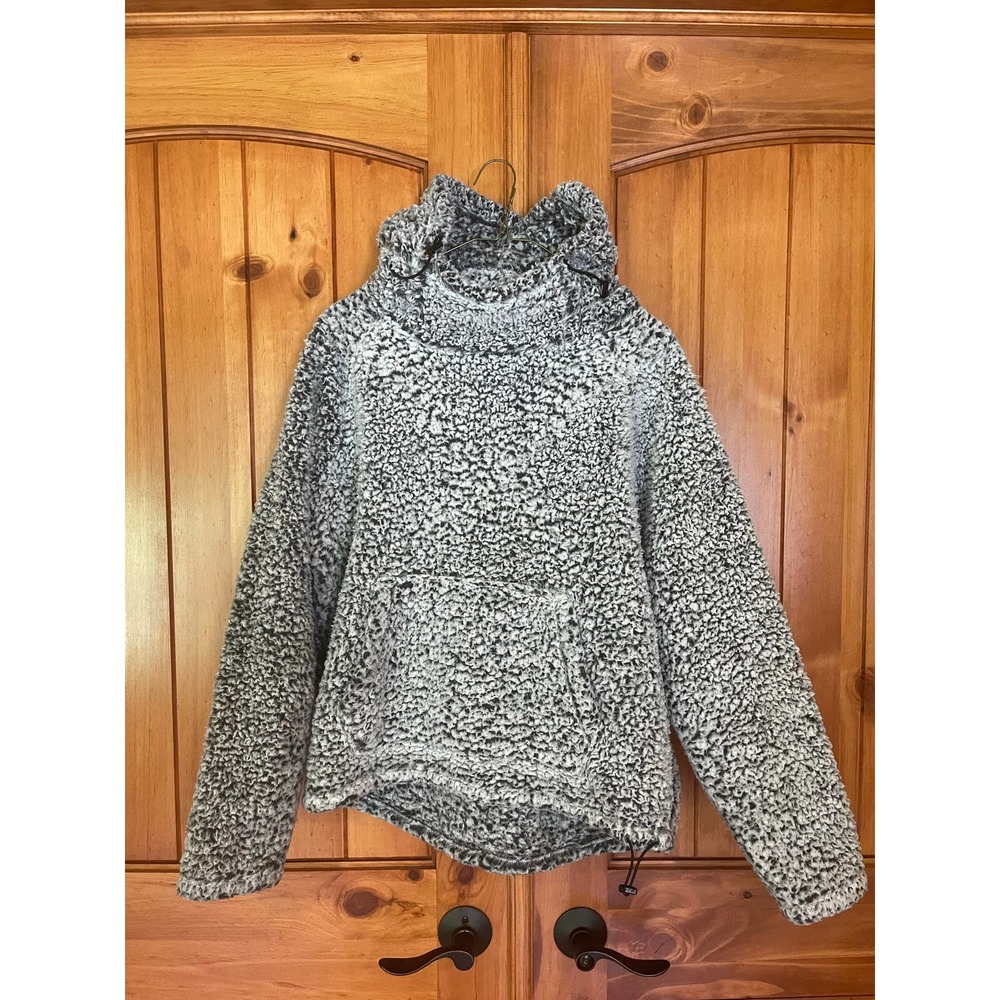 Pink | Black/White Teddy Hooded Fleece